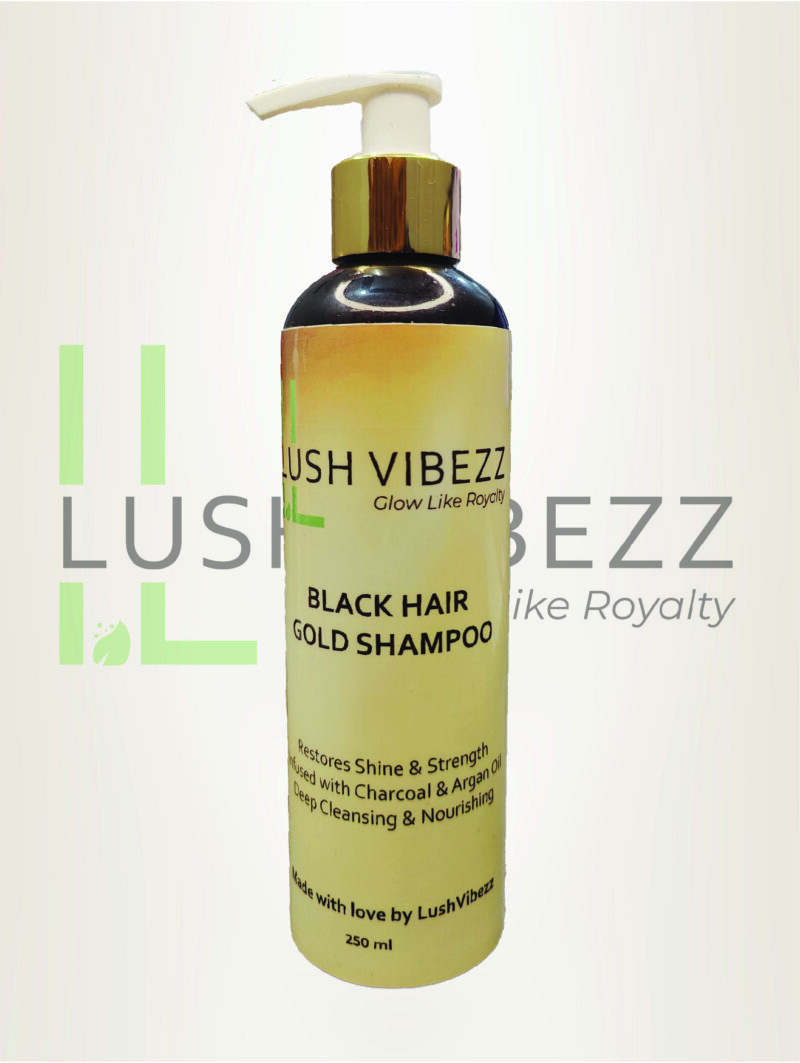 Lush Black Hair Gold Shampoo