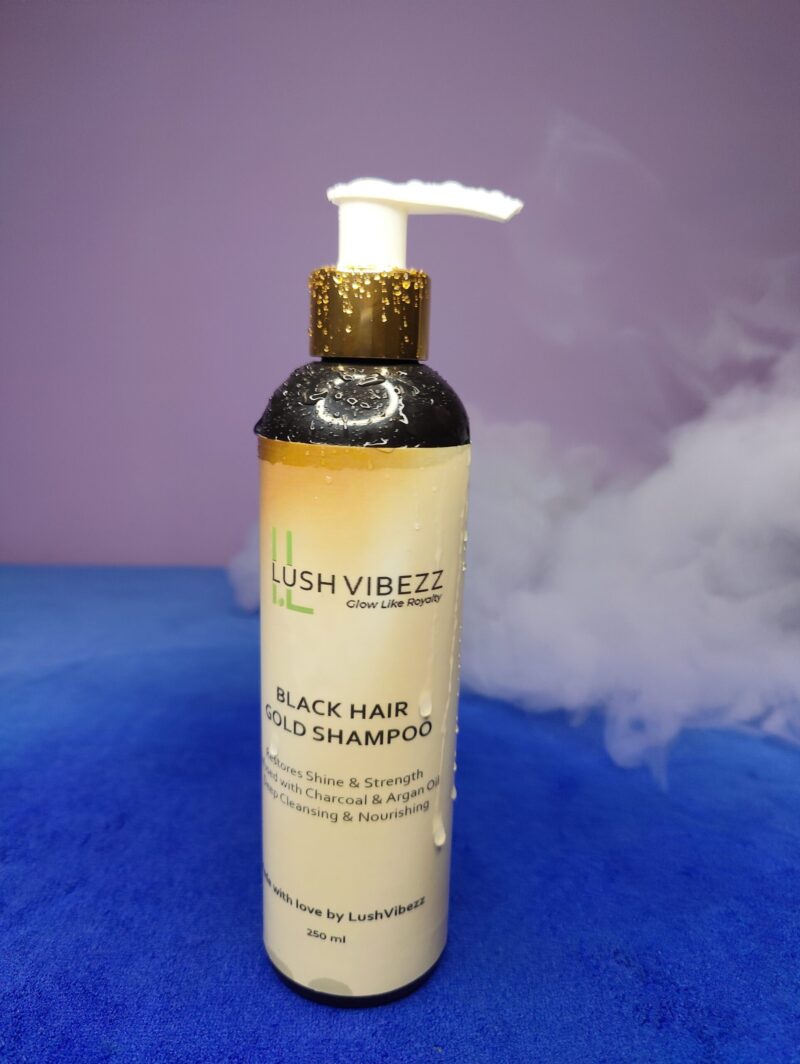 Lush Black Hair Gold Shampoo - Image 2